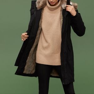 Aritzia Babaton Black Oskar Parka - Large